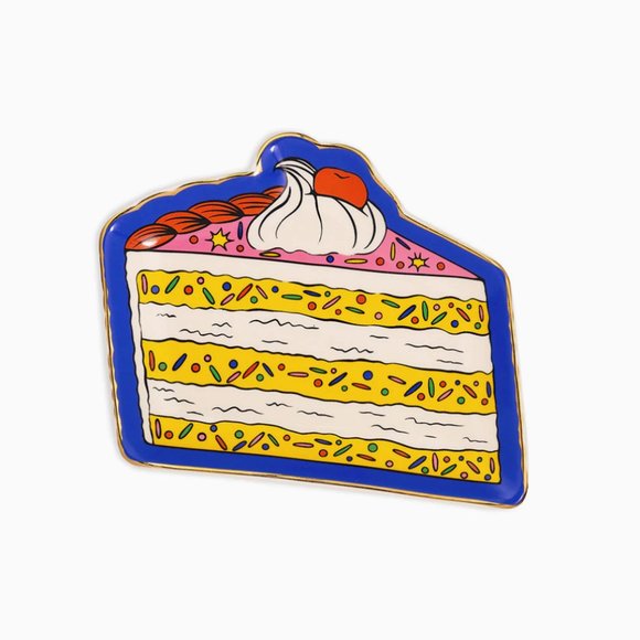 ban.do Porcelain Cake Trinket Tray Catchall NIB - Picture 3 of 6